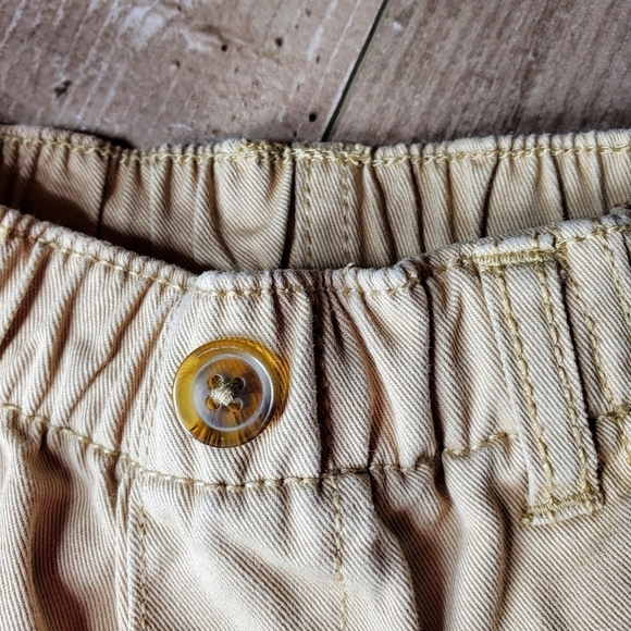 Carter's Khaki Beige 100% Cotton Baby Boy Formal Pants Size 3M EUC - Picture 5 of 9